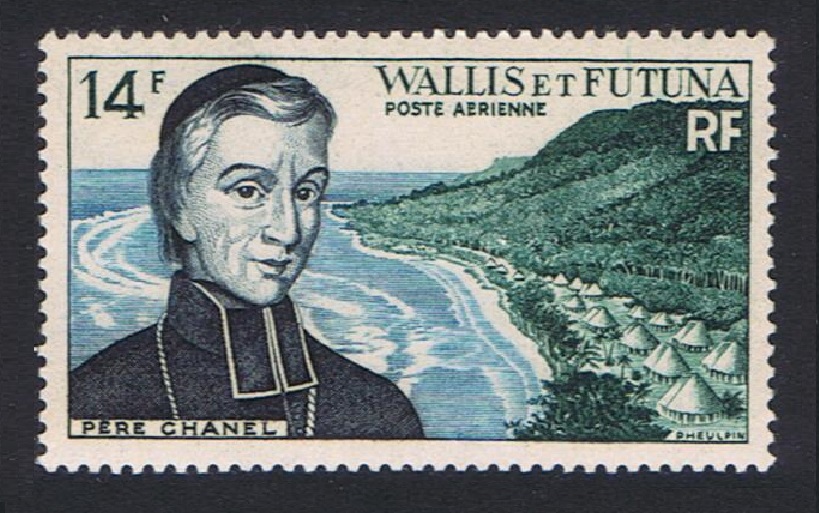 Wallis and Futuna Father Chanel Airmail 1955 MNH SG#167