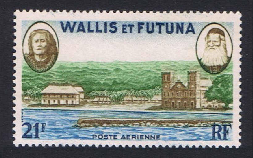 Wallis and Futuna Islands Airmail 21f 1960 MNH SG#168