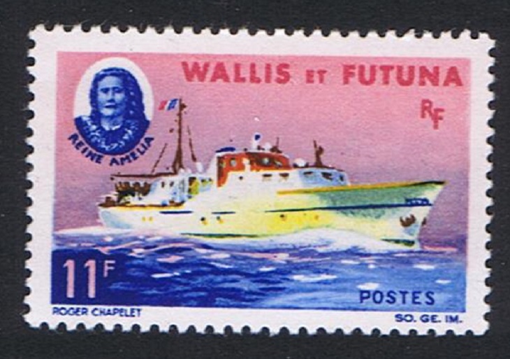 Wallis and Futuna Inter-island Ferry 1965 MNH SG#186 Sc#168