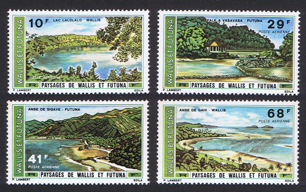 Wallis and Futuna Landscapes 4v 1975 MNH SG#249-252 MI#269-272 Sc#C65-C68