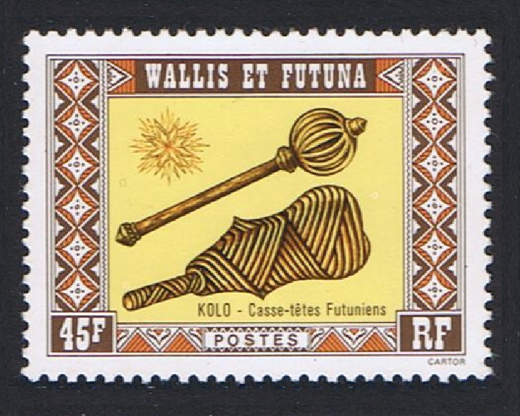 Wallis and Futuna Handicrafts 45f 1977 MNH SG#268 Sc#198