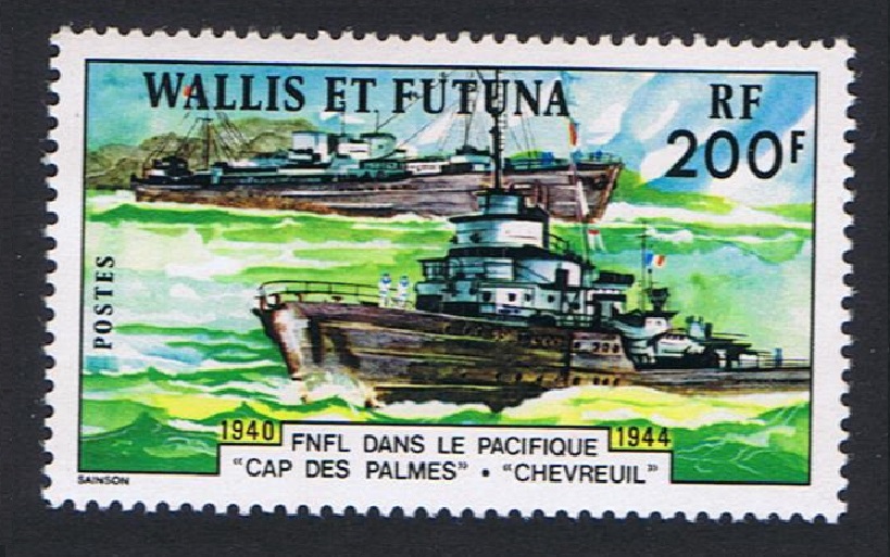 Wallis and Futuna Pacific Naval Force 200f 1978 MNH SG#288 Sc#208