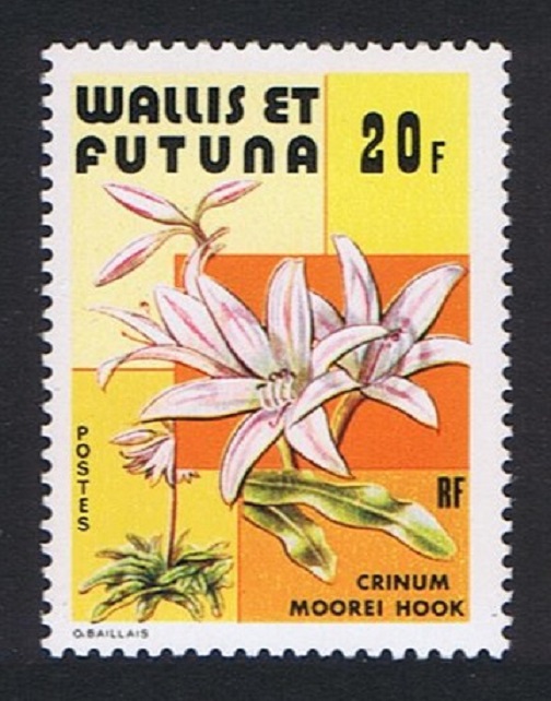 Wallis and Futuna Flowers 20f Crinum Moorei 1979 MNH SG#328 Sc#235