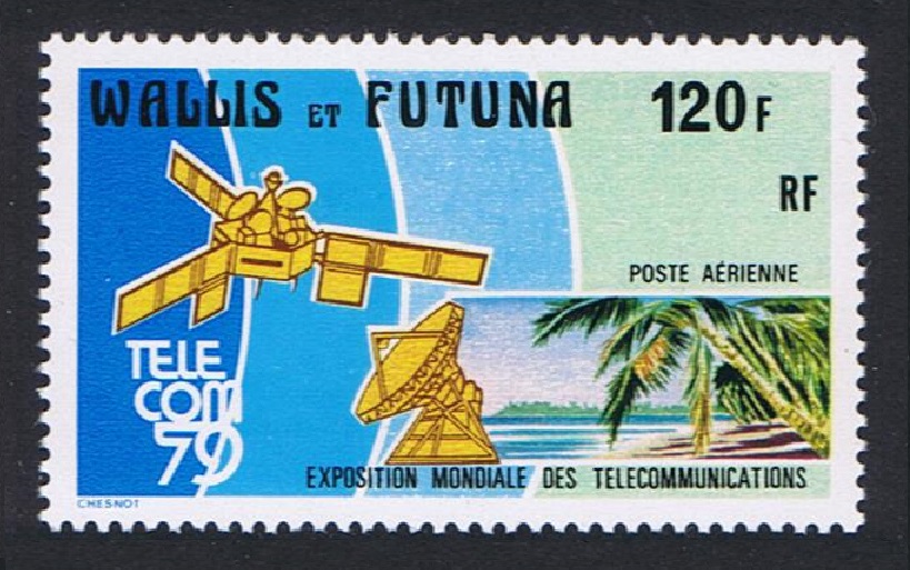 Wallis and Futuna Space World Telecom Exhibition 1979 MNH SG#337 Sc#C97