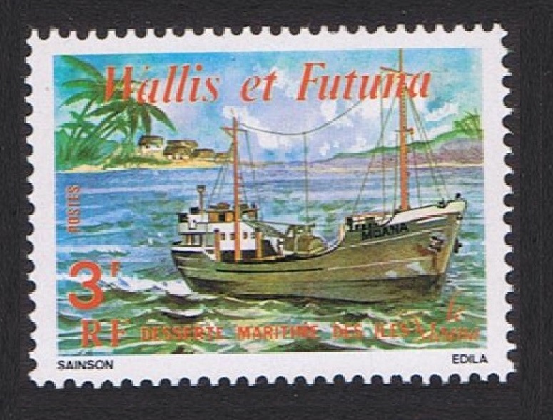 Wallis and Futuna Freighter Local Transport 3fr 1980 MNH SG#350 Sc#252