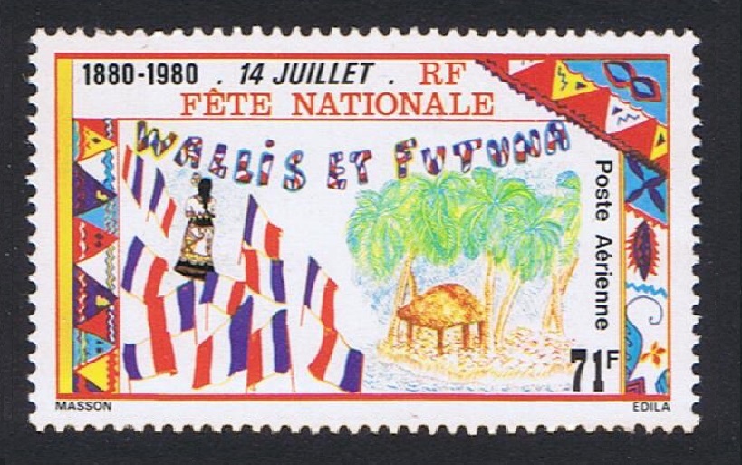 Wallis and Futuna National Day 1980 MNH SG#355 Sc#C101