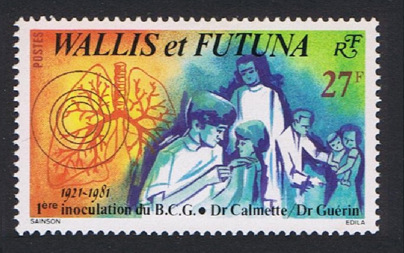 Wallis and Futuna BCG Anti Tuberculosis Inoculation 1981 MNH SG#376 Sc#270