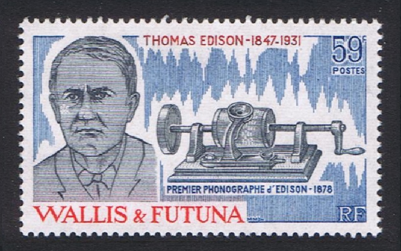 Wallis and Futuna Thomas Edison 1981 MNH SG#378 Sc#273