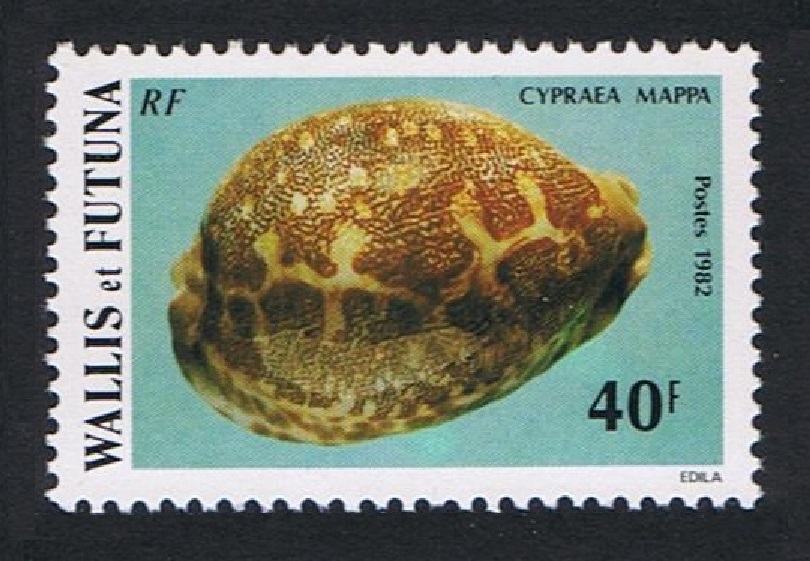 Wallis and Futuna Sea Shells Cypraea Tigris 1982 MNH SG#405 Sc#293