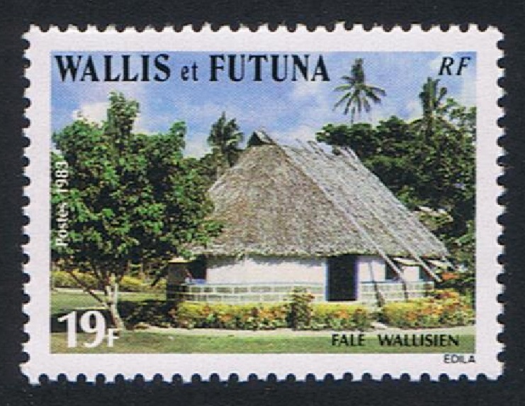 Wallis and Futuna Meeting House 1983 MNH SG#417 Sc#299