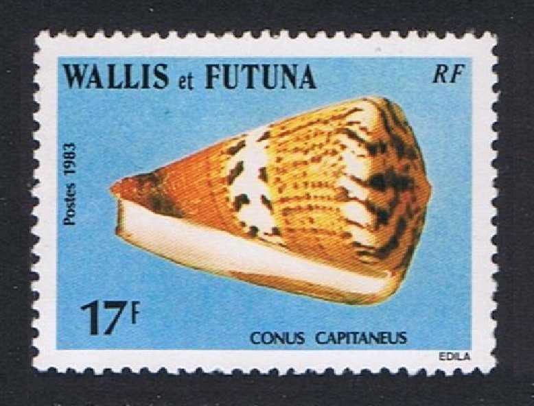 Wallis and Futuna Sea Shells Captain Cone 1983 MNH SG#429 Sc#304