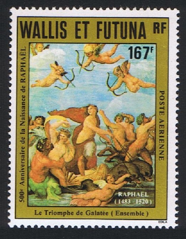 Wallis and Futuna 500th Birth Anniversary of Raphael 1983 MNH SG#434 Sc#C126