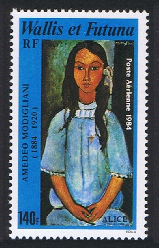 Wallis and Futuna Amedeo Modigliani painter 1984 MNH SG#452 Sc#C135