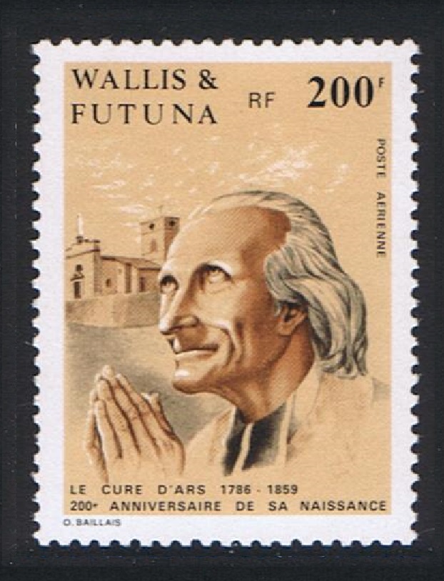 Wallis and Futuna Jean-Marie Vianney Cure d&#39;Ars 1986 MNH SG#480 Sc#C147