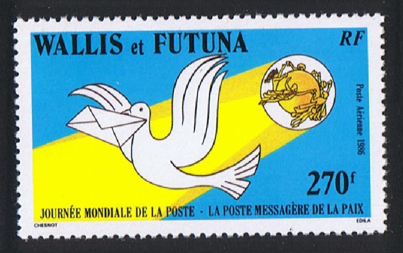 Wallis and Futuna Bird World Post Day 1986 MNH SG#498 Sc#C150