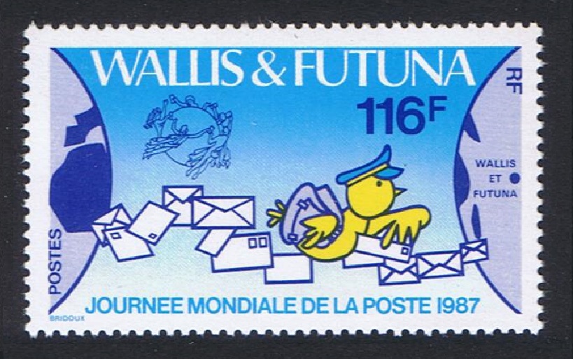 Wallis and Futuna World Post Day 1987 MNH SG#519 Sc#362