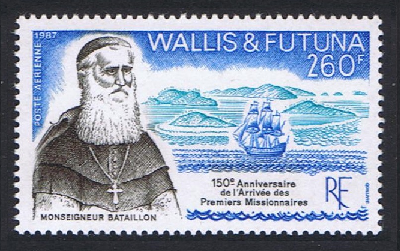 Wallis and Futuna Arrival of First Missionaries 1987 MNH SG#526 Sc#C155