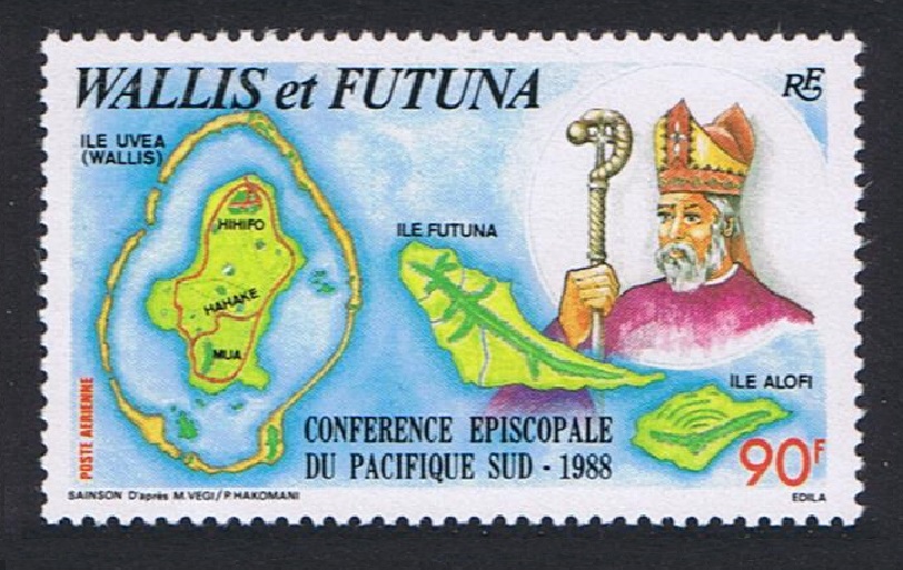 Wallis and Futuna South Pacific Episcopal Conference 1988 MNH SG#533 MI#553 Sc#C160