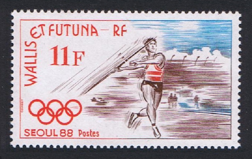 Wallis and Futuna Olympic Games Seoul Javelin 1988 MNH SG#535 MI#555 Sc#372