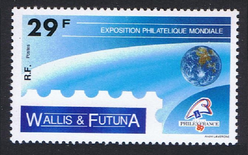 Wallis and Futuna Philexfrance International Stamp Exhibition 1989 MNH SG#548 MI#568 Sc#383