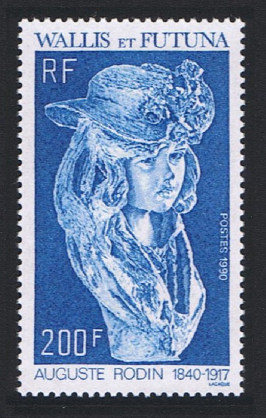 Wallis and Futuna August Rodin sculptor 1990 MNH SG#557 MI#576 Sc#390