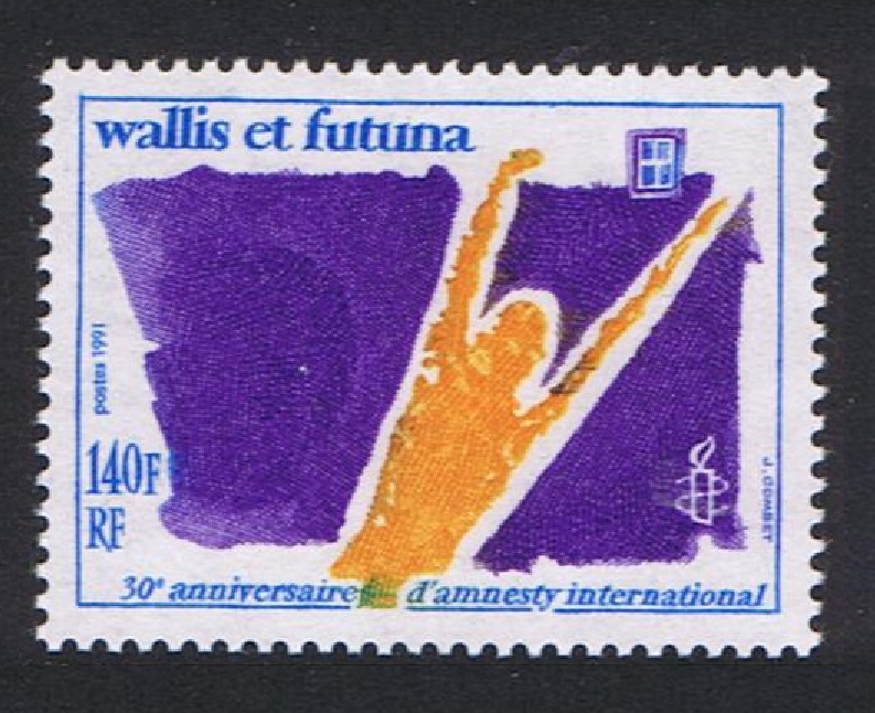 Wallis and Futuna 30th Anniversary of Amnesty International 1991 MNH SG#587 Sc#414