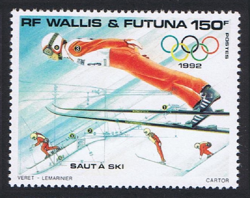 Wallis and Futuna Winter Olympic Games Albertville 1992 MNH SG#593 Sc#421