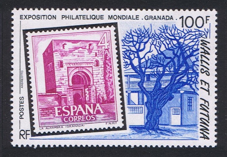 Wallis and Futuna &#39;Granada 92&#39; International Stamp Exhibition 1992 MNH SG#597 Sc#424