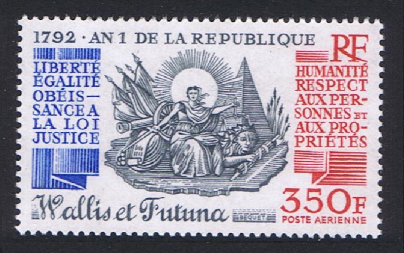 Wallis and Futuna First French Republic 1992 MNH SG#613 Sc#C171