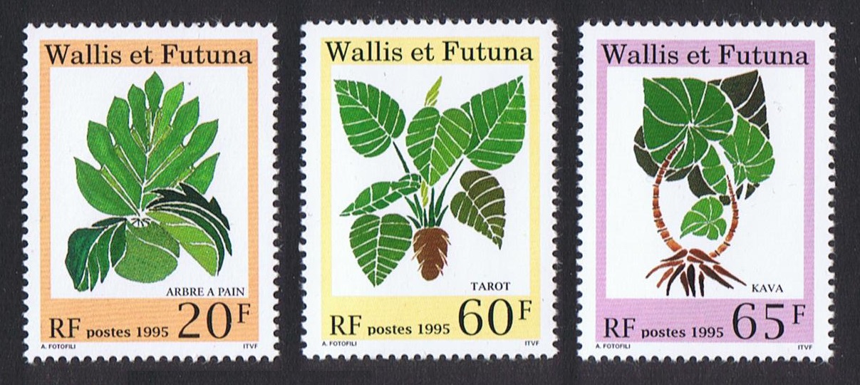 Wallis and Futuna Shrubs 3v 1995 MNH SG#667-669 Sc#471-473