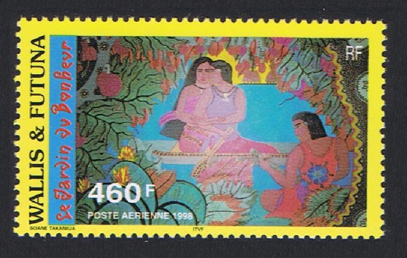 Wallis and Futuna &#39;The Garden of Happiness&#39; Painting 1998 MNH SG#732 Sc#C204