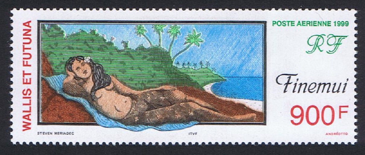 Wallis and Futuna &#39;Finemui&#39; Painting 1999 MNH SG#741 MI#757 Sc#C211