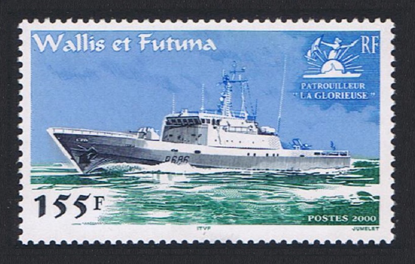 Wallis and Futuna &#39;La Glorieuse&#39; Patrol Boat 2000 MNH SG#757 Sc#527