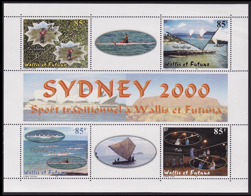 Wallis and Futuna Olympic Games Sydney Sheetlet of 4v 2000 MNH SG#762-765 Sc#531