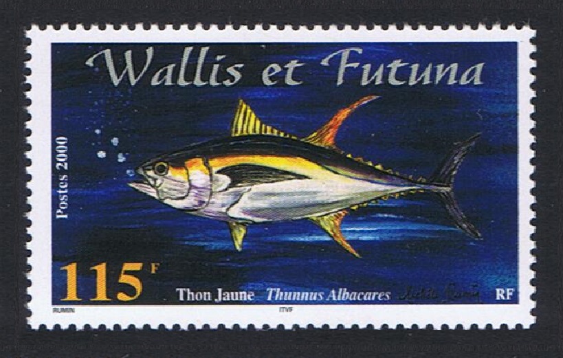 Wallis and Futuna Fish Yellow-finned Tuna 115f Def 2000 MNH SG#769 Sc#533c