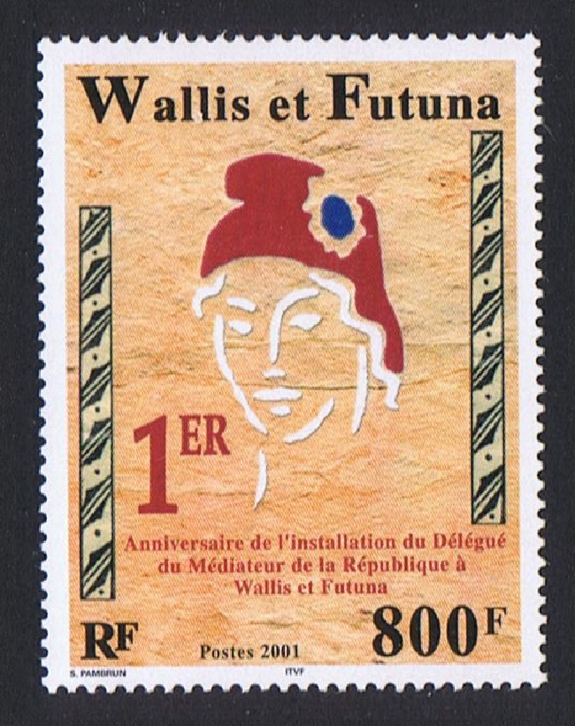 Wallis and Futuna Mediator of the Republic 800Fr 2001 MNH SG#788 Sc#542