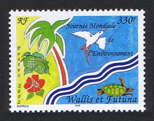 Wallis and Futuna Birds World Environment Day 2002 MNH SG#799 Sc#553