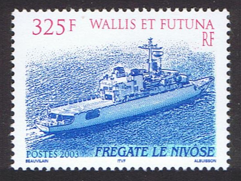 Wallis and Futuna Frigate&#39; La Nivose&#39; 2003 MNH SG#840 Sc#575