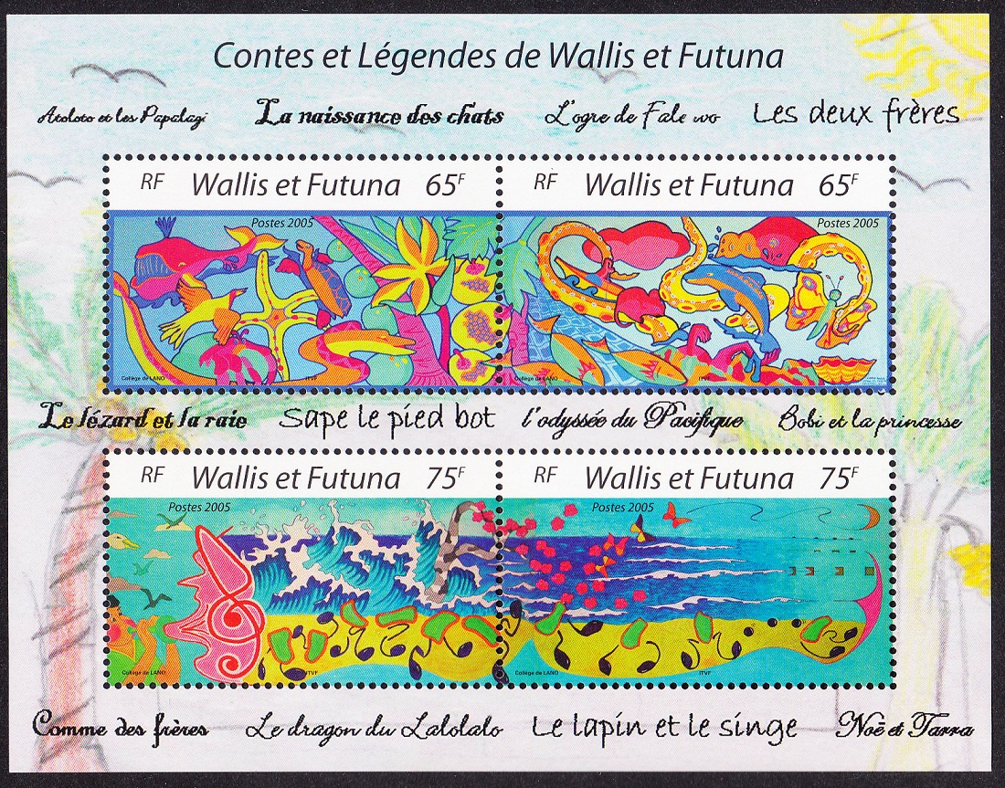 Wallis and Futuna Legends Sheetlet 2005 MNH SG#MS865 MI#Block 18 Sc#598