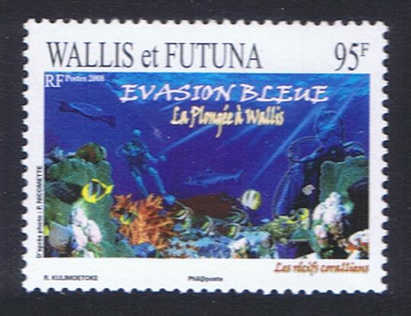 Wallis and Futuna Scuba Diving 2008 MNH SG#932