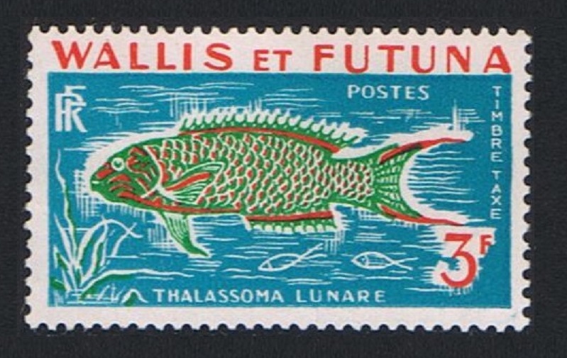 Wallis and Futuna Fish Postage Due 3F Reprint 1982 1982 MNH