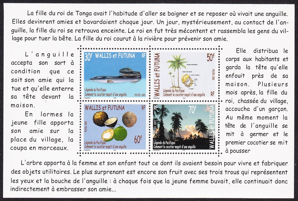 Wallis and Futuna Legends of the Pacific MS 2003 MNH SG#MS836 MI#Block 12 Sc#571e