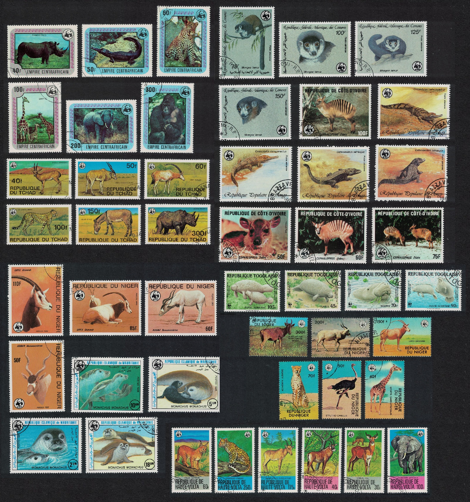 WWF Animals WWF Big Collection T1 1977 CTO