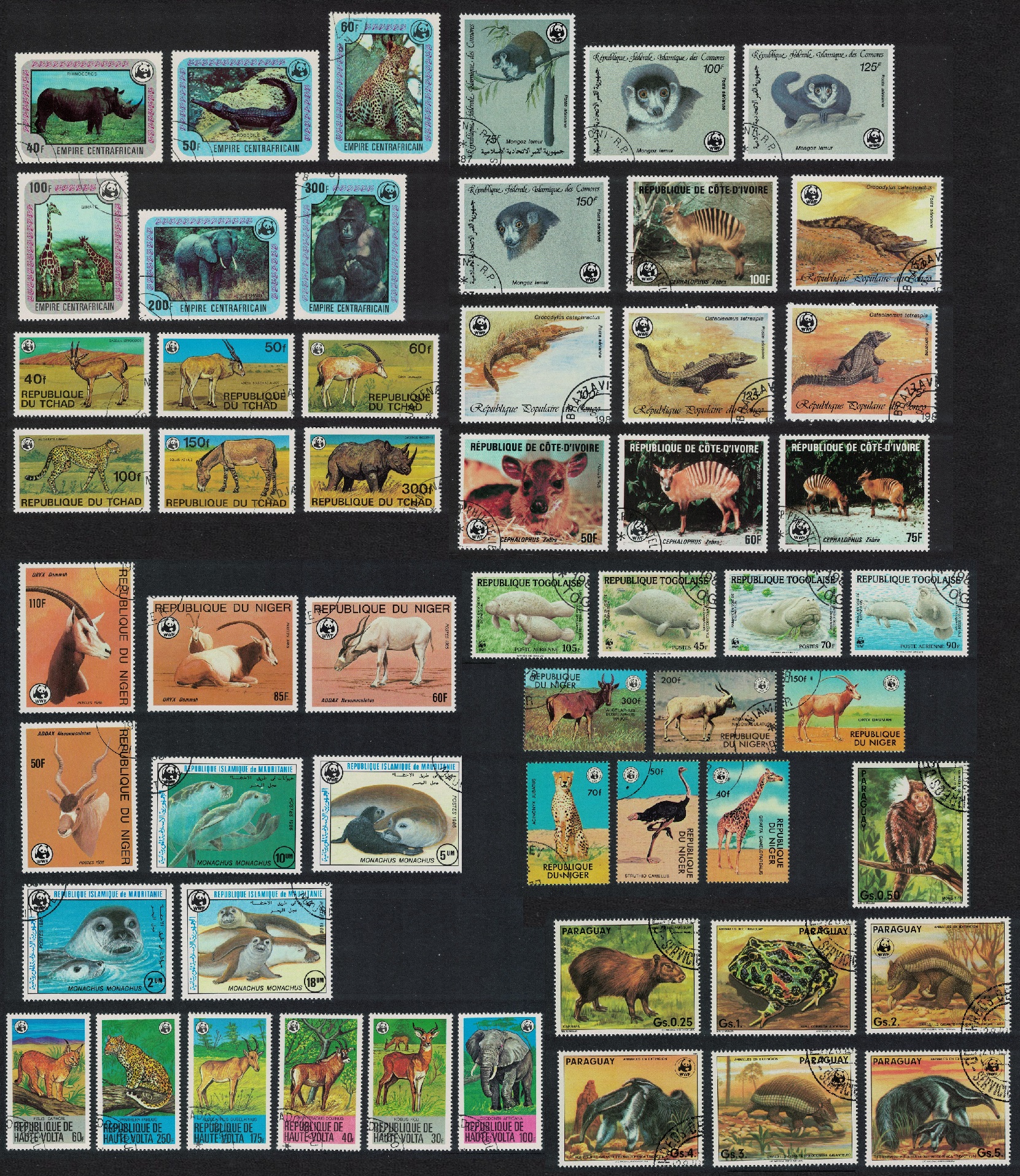 WWF Animals WWF Big Collection T21 1977 CTO