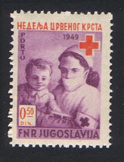 Yugoslavia Red Cross 1949 MNH SG#D617 Sc#RAJ3